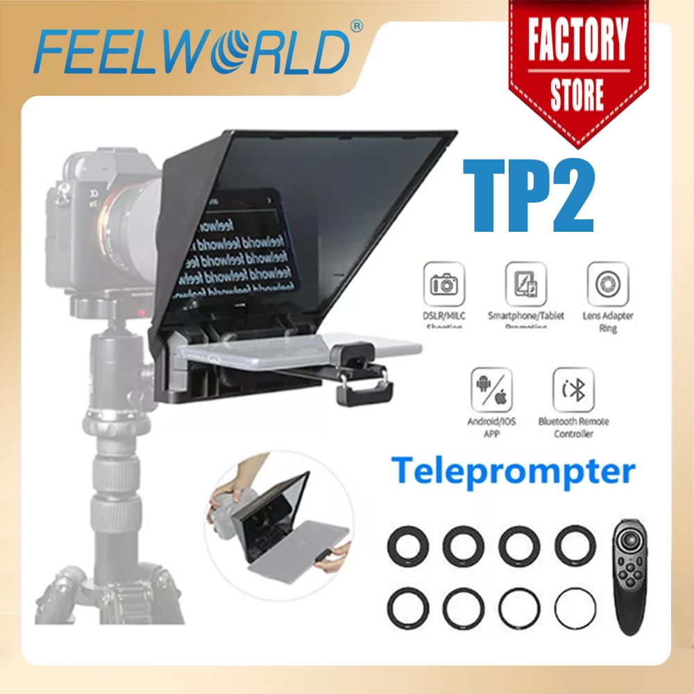 Photography Prompt - FEELWORLD Teleprompter portátil TP2 Cámara DSLR